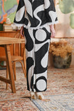 The Glow Women Delight Kurung Set - Black Sea