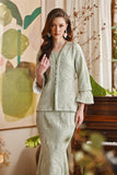 The Glow Women Lavish Kebaya Set - Desert Sage Jacquard