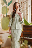 The Glow Women Lavish Kebaya Set - Desert Sage Jacquard