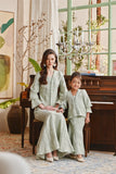 The Glow Lavish Kebaya Set - Desert Sage Jacquard