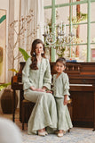 The Glow Lavish Kebaya Set - Desert Sage Jacquard