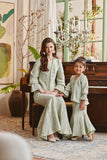 The Glow Lavish Kebaya Set - Desert Sage Jacquard