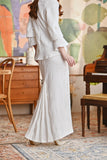 The Glow Women Memoir Kebaya Set - Off White Jacquard