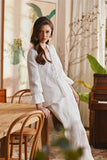The Glow Women Memoir Kebaya Set - Off White Jacquard
