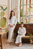 The Glow Women Memoir Kebaya Set - Off White Jacquard