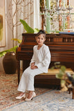 The Glow Memoir Kebaya Set - Off White Jacquard