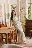 The Glow Women Lavish Kebaya Set - Tender Yellow Jacquard