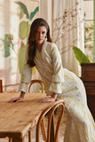 The Glow Women Lavish Kebaya Set - Tender Yellow Jacquard