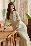 The Glow Women Lavish Kebaya Set - Tender Yellow Jacquard