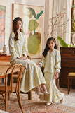 The Glow Lavish Kebaya Set - Tender Yellow Jacquard