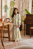 The Glow Lavish Kebaya Set - Tender Yellow Jacquard