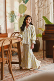 The Glow Lavish Kebaya Set - Tender Yellow Jacquard
