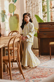 The Glow Lavish Kebaya Set - Tender Yellow Jacquard