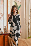 The Glow Women Dazzle Kurung Set - Black Sea