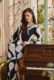 The Glow Women Dazzle Kurung Set - Black Sea