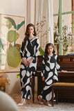 The Glow Women Dazzle Kurung Set - Black Sea