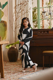 The Glow Dazzle Kurung Set - Black Sea