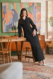 The Glow Women Memoir Kebaya Set - Black Jacquard