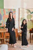 The Glow Memoir Kebaya Set - Black Jacquard