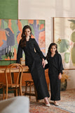 The Glow Memoir Kebaya Set - Black Jacquard