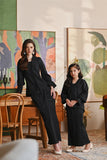 The Glow Memoir Kebaya Set - Black Jacquard