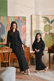The Glow Memoir Kebaya Set - Black Jacquard