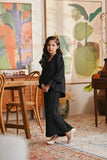 The Glow Memoir Kebaya Set - Black Jacquard