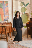 The Glow Memoir Kebaya Set - Black Jacquard