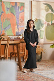 The Glow Memoir Kebaya Set - Black Jacquard