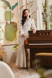 The Glow Women Lavish Kebaya Set - Whisper Pink Jacquard