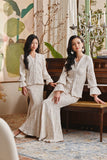 The Glow Lavish Kebaya Set - Whisper Pink Jacquard