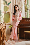 The Glow Women Glossy Kurung Set - Pink Carnation