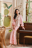 The Glow Women Glossy Kurung Set - Pink Carnation