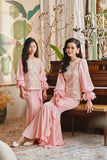 The Glow Glossy Kurung Set - Pink Carnation