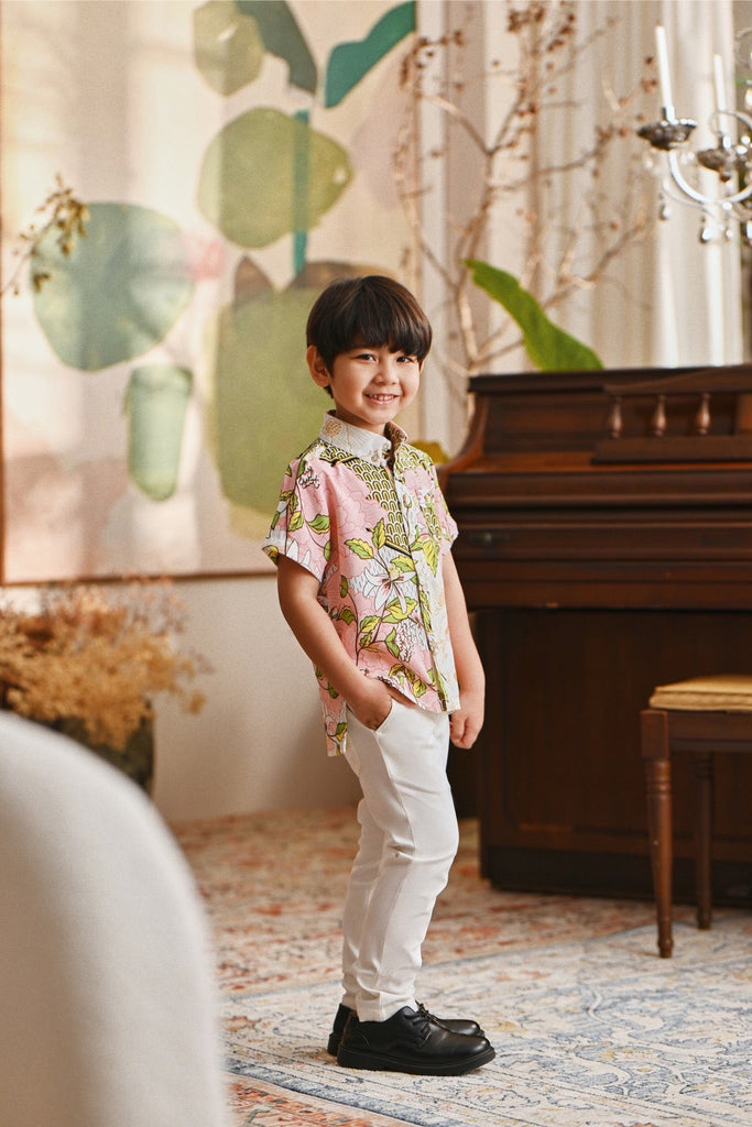 The Glow Batik Shirt - Blooms