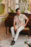 The Glow Men Batik Shirt - Blooms