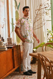The Glow Men Batik Shirt - Blooms