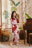 The Glow Dazzle Kurung Set - Ruby