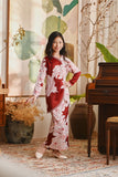 The Glow Dazzle Kurung Set - Ruby