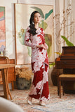 The Glow Women Dazzle Kurung Set - Ruby