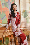 The Glow Women Dazzle Kurung Set - Ruby
