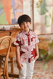 The Glow Batik Shirt - Ruby