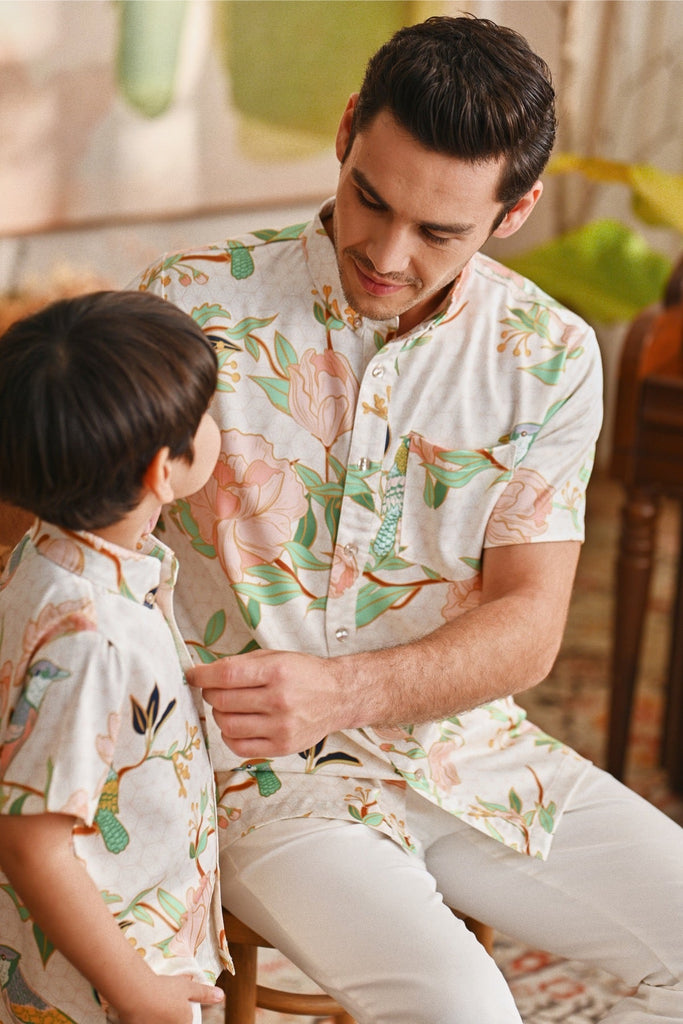 The Glow Men Batik Shirt - Tenang