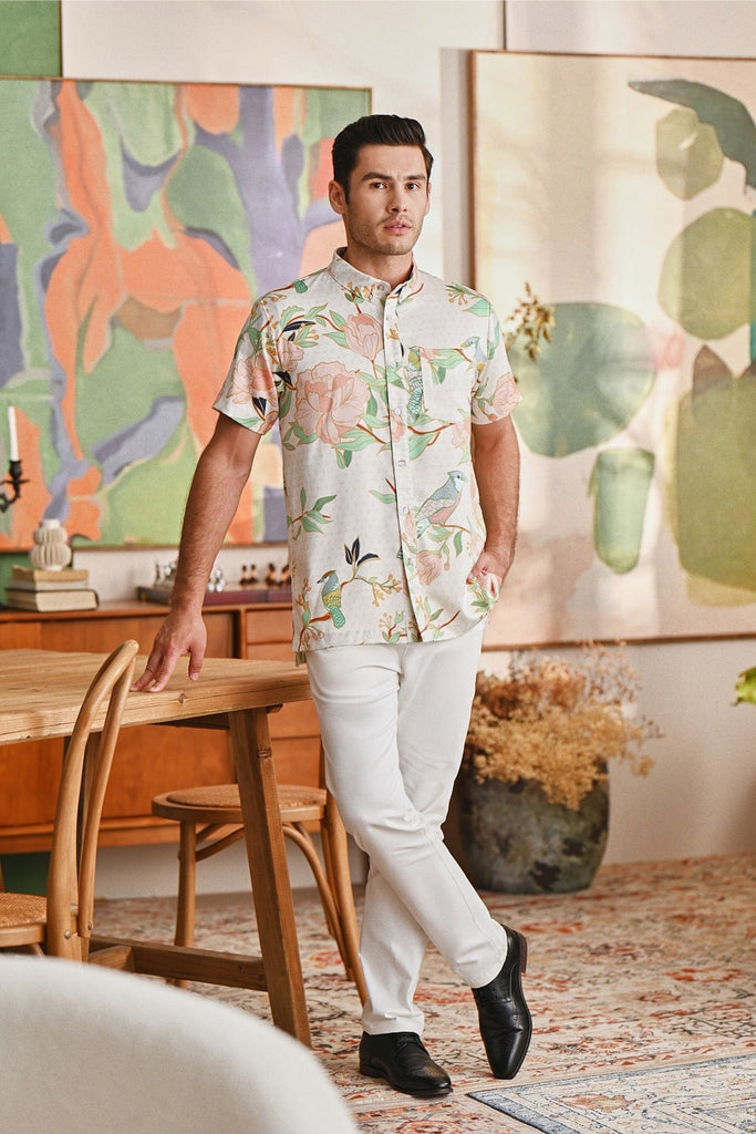 The Glow Men Batik Shirt - Tenang