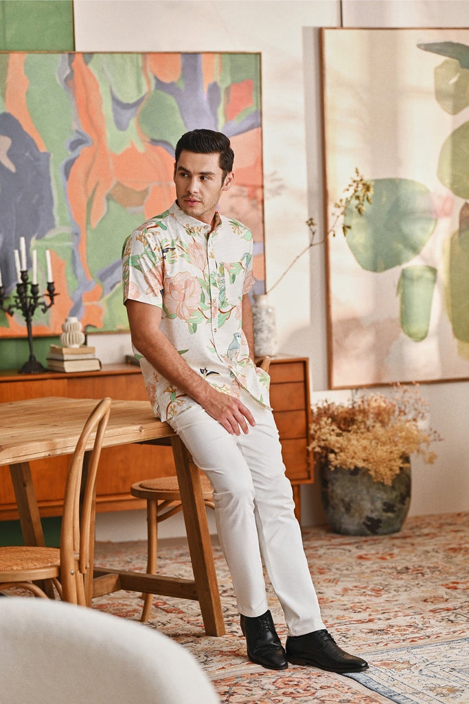 The Glow Men Batik Shirt - Tenang