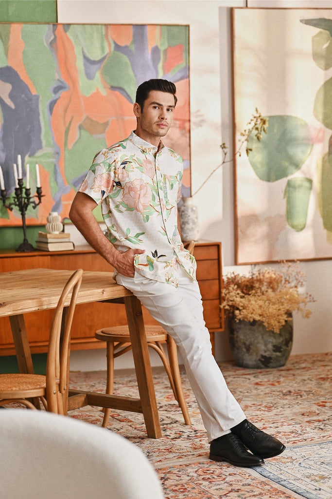 The Glow Men Batik Shirt - Tenang
