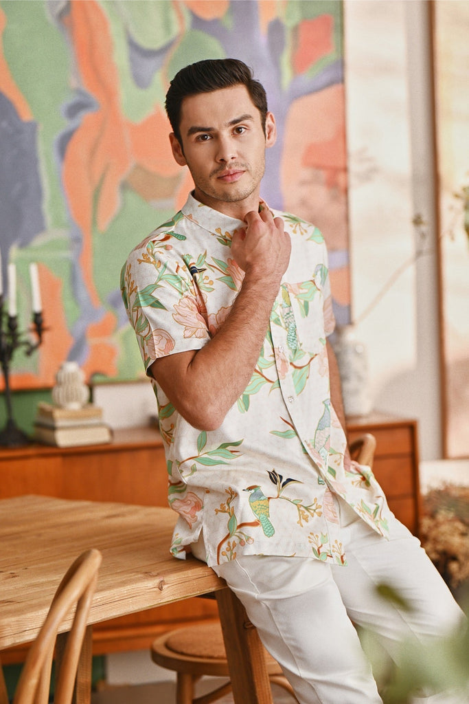 The Glow Men Batik Shirt - Tenang