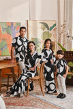 The Glow Men Batik Shirt - Black Sea