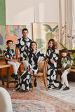 The Glow Dazzle Kurung Set - Black Sea