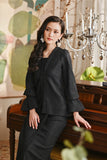 The Glow Women Memoir Kebaya Set - Black Jacquard
